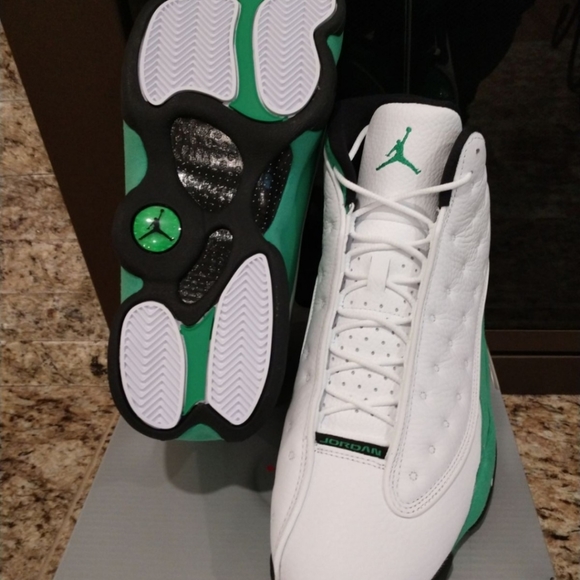 Mens Nike Air Jordan Retro 13 Lucky Green Size 12